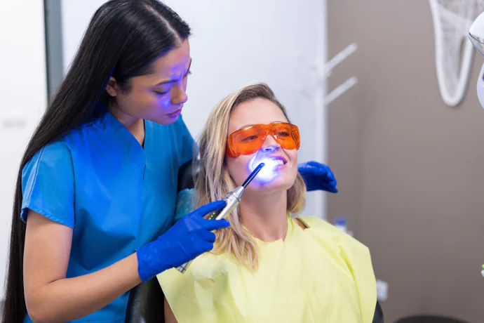 UV Teeth Whitening in Acton, MA at Acton Family Dentists
